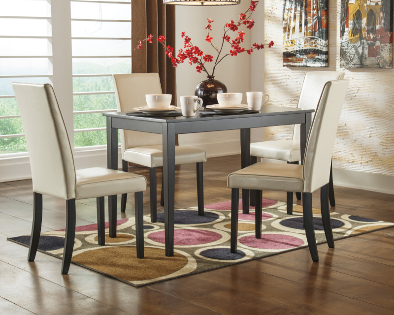 Ashley Kimonte Ivory To Own, Ashley Furniture Dining Room Sets 4 Chairs
