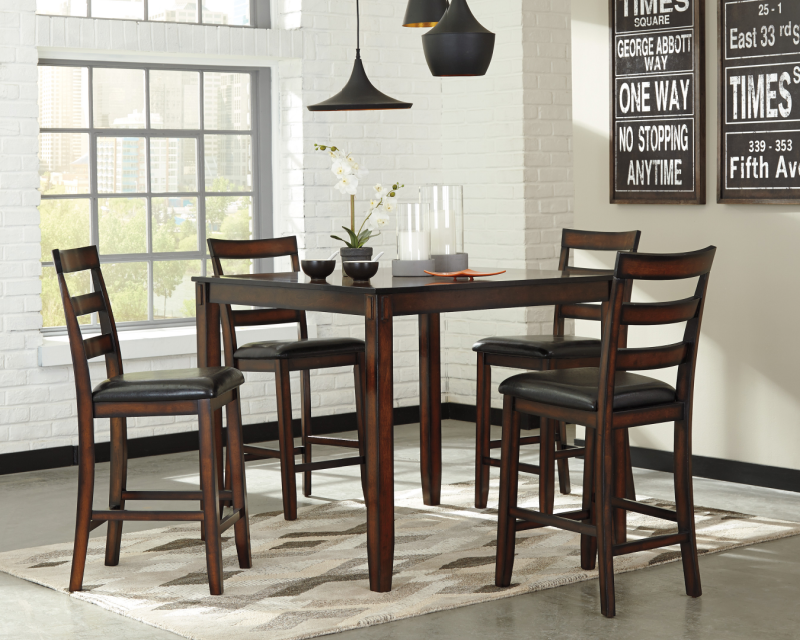 To Own Counter Height Dining Sets, Coviar Dining Room Table And Chairs With Bench Set Of 6 Brown