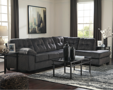 Rent To Own Affordable Furniture Tori Slate Sectional