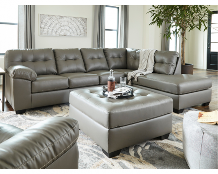 Rent To Own Affordable Furniture Tori Slate Sectional