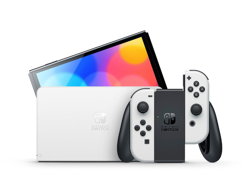 Switch - OLED Model with White Joy-Con